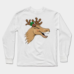 A laughing elk Long Sleeve T-Shirt